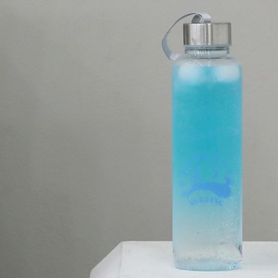 하와이안키친 롱 슬림 보틀 500ml (블루 서핑)