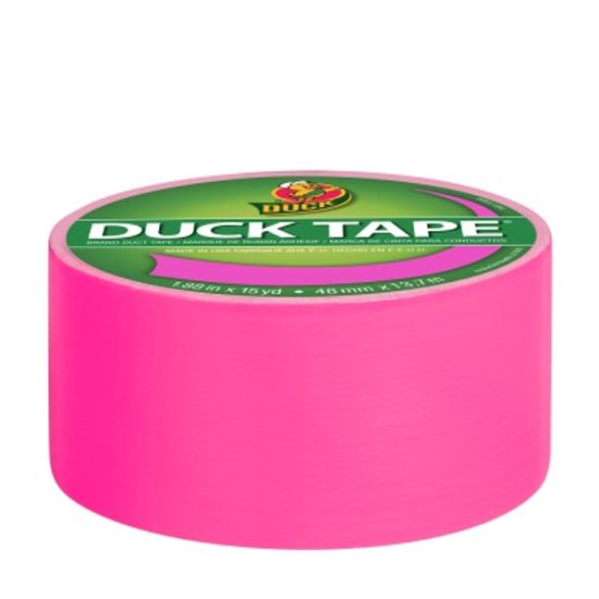 덕테이프 컬러 바닥 라인 덕트테이프 네온핑크 색상