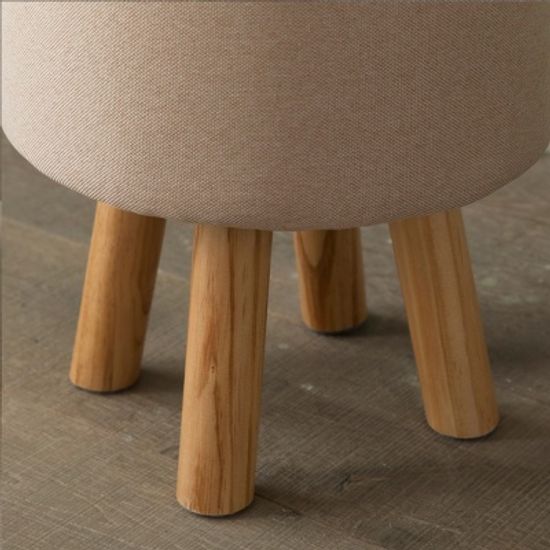 원형 스툴 의자 원목 수납 화장대 보조