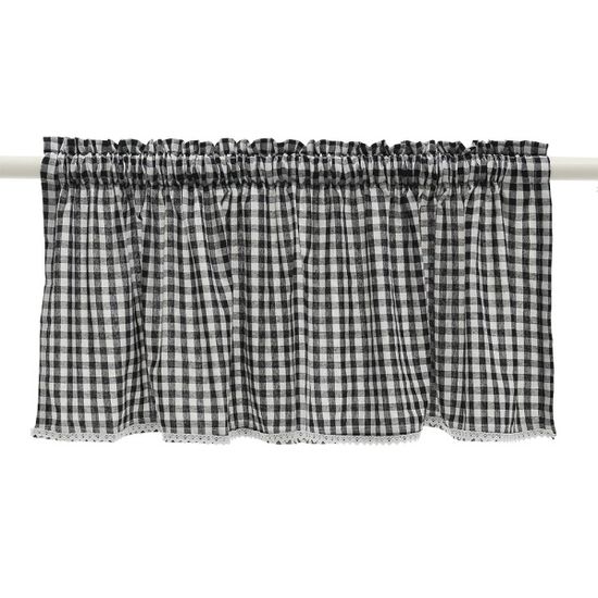 써니하우스 체크 바란스 커튼 주방 미니 가림막 커텐