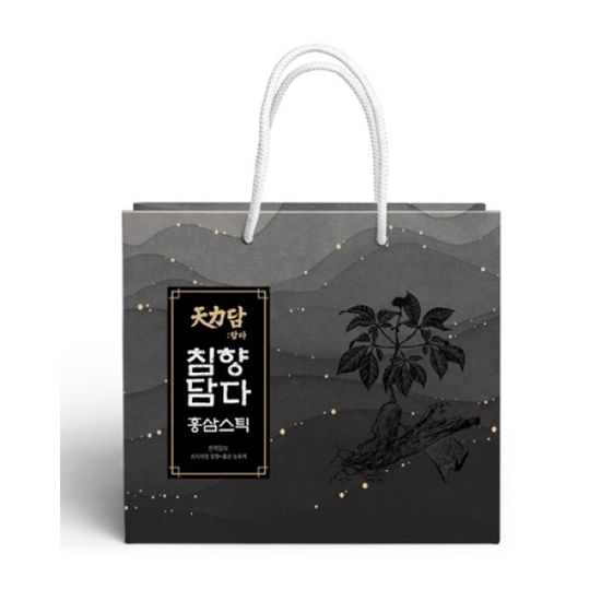 천력담 침향담다 홍삼스틱 10ml x 30포 (쇼핑백 포함)