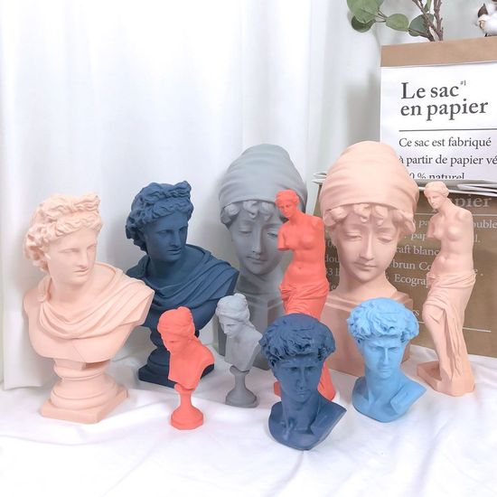 컬러석고상 / 인테리어소품 촬영소품(W6F3E1D)