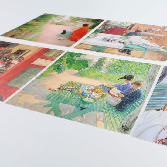 북키스 명화카드 칼 라르손 그림 감성 엽서