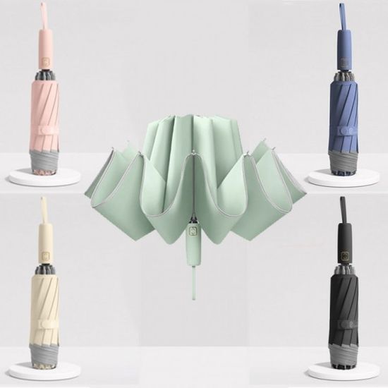 거꾸로 3단 우산 자외선차단 양산 대형