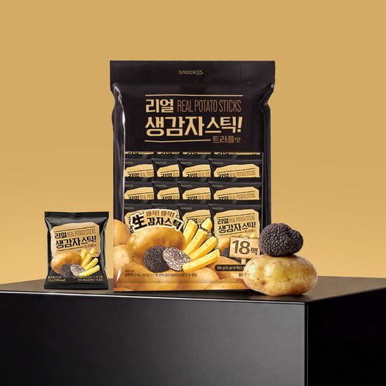 스낵24 리얼생감자스틱 트러플맛 감자스낵 360g 1봉