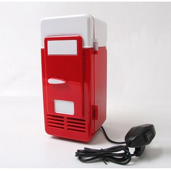 usb 미니 냉장고 and 온장고 - 레드
