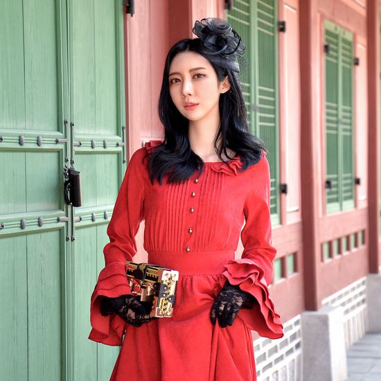  (미스개화기) 레드 봄과 가을감성 경성의복