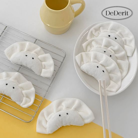 [데데리트]귀여운 납작 만두 인형 키링 가방 열쇠고리