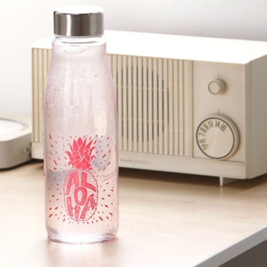 하와이안키친 트라이탄 1리터 물병 1P(파인애플 레드)