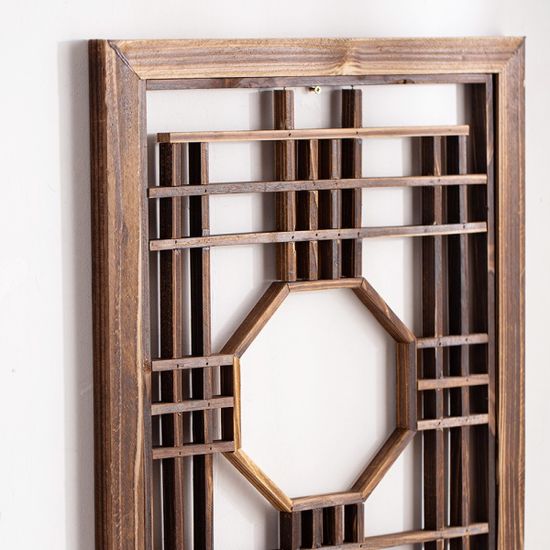 한옥 문살 (다크 브라운)