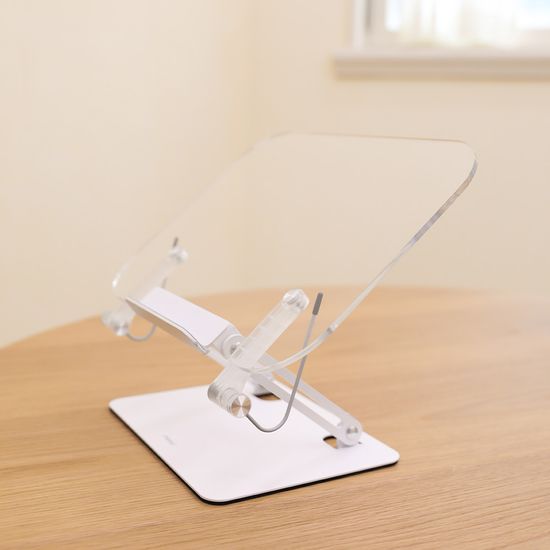 무아스 투명 와이드 접이식 프리미엄 높이조절 독서대