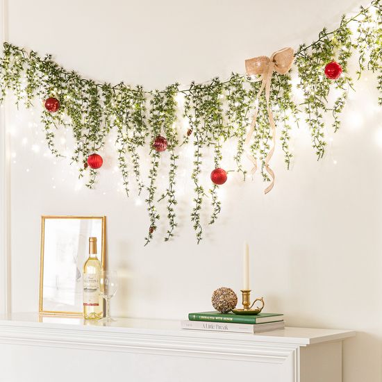 크리스마스 가랜드 벽트리 LED 225구 전구