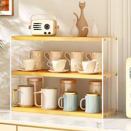 아크릴 거실 주방 수납 선반 틈새 수납장 철재 수납함