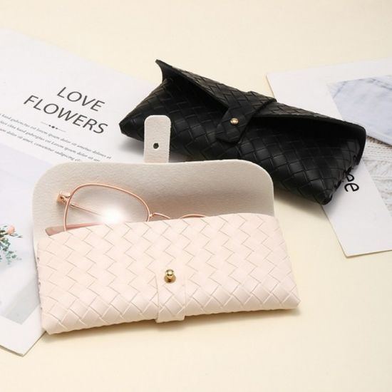 가죽 격자 안경집 안경 케이스 보관함