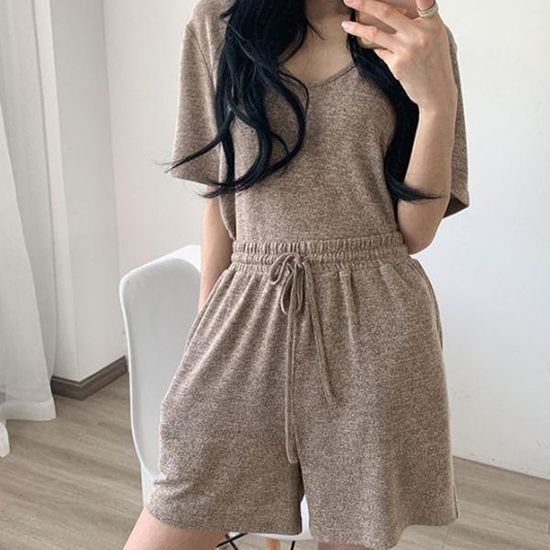 남여공용 부들부들 스판니트 반바지