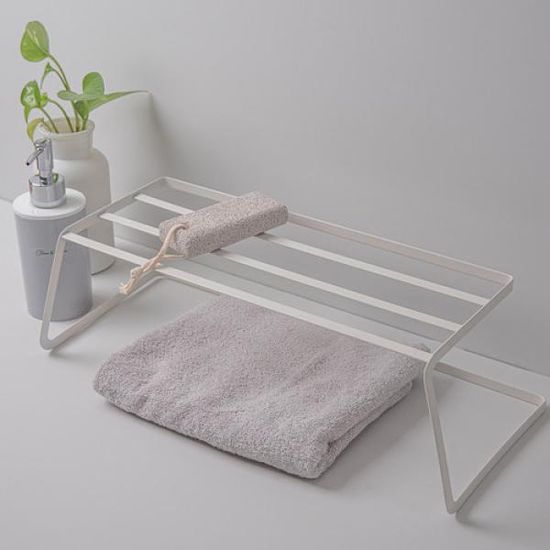 인블룸 그릇 접시 정리대 선반 450 (화이트,블랙)