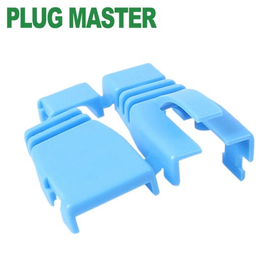 파손방지  RJ-45 조립형 통부트(6코어/블루/100개)
