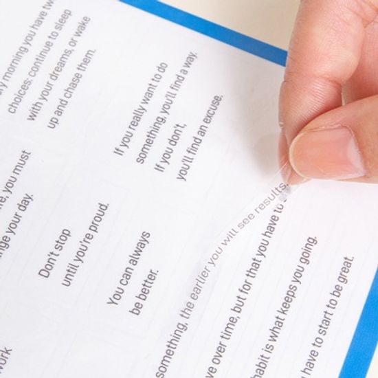 디마이너스 명언 스티커 영문