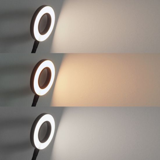 플랜룩스 링코 집게 LED 스탠드 독서등