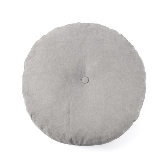 폭신빵빵 원형 쿠션방석(47cm) (그레이)