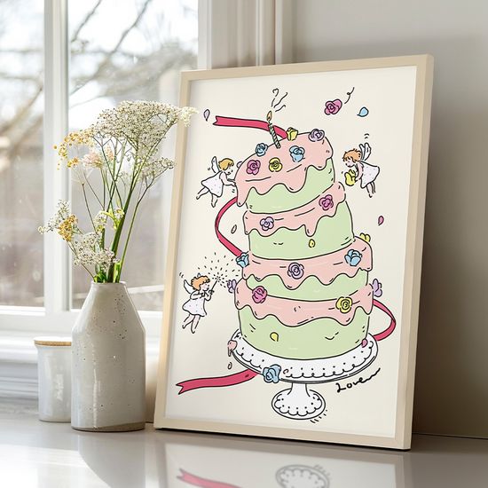 민트 케이크, 꼬모소이 작가 그림
