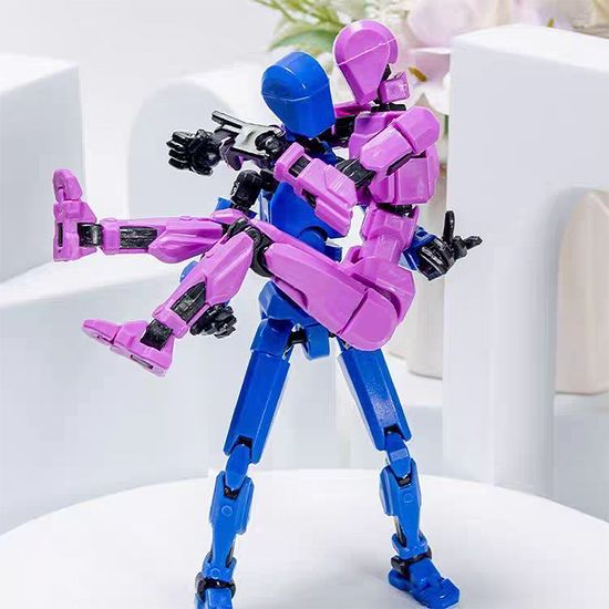 3D 로봇 다관절 액션 피규어 미니 블록 조립 피젯토이