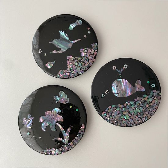 자개 손거울 만들기 DIY 키트 나전칠기 공예 