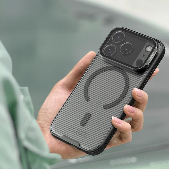 아이폰17 pro max 닐킨 렌즈 커버 반투명 하드 케이스