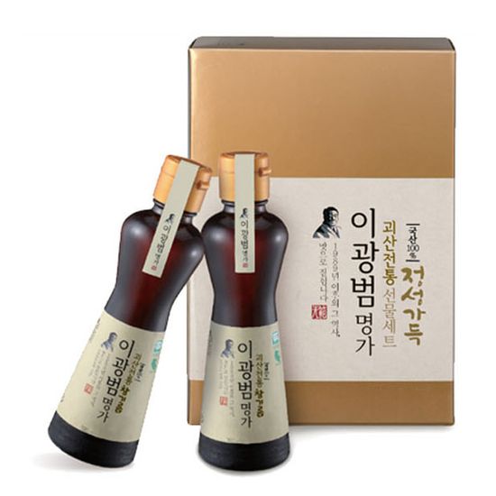 괴산전통 이광범 명가 국산 참기름 160ml x 2병
