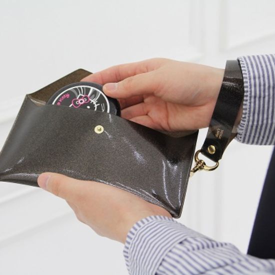 샤인 에브리포켓 홀로그램 글리터 납작 파우치