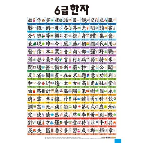 [나우에듀] 학습 포스터 6종 세트 (4단계)