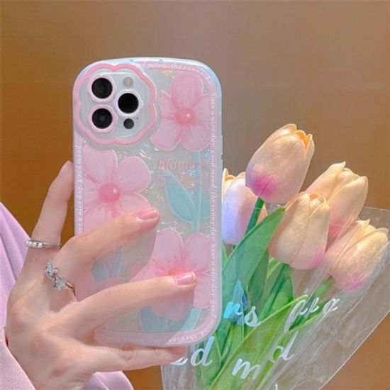 아이폰 13 12 11 x xr xs 플라워 오로라 젤리 케이스