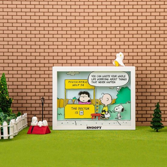 피너츠 스누피 액자 LED 무드등 블루투스 스피커