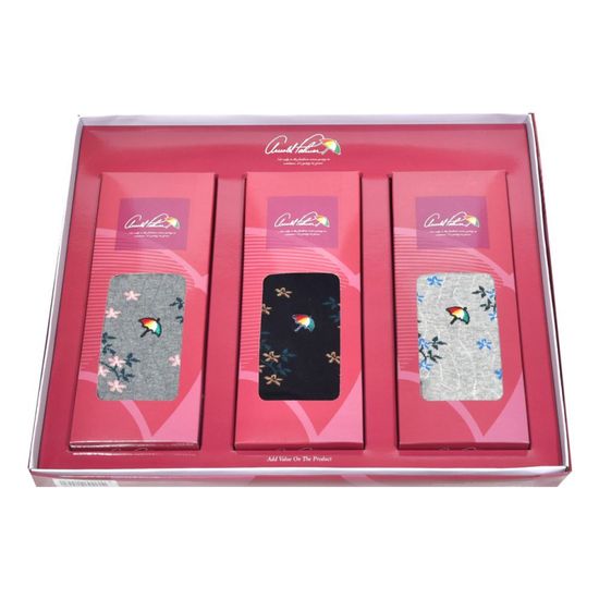 연말선물 여성 중목 양말선물세트(3매(WCEF940)