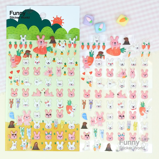 퍼니스티커 C509.4 사토끼 캐스팅 스티커