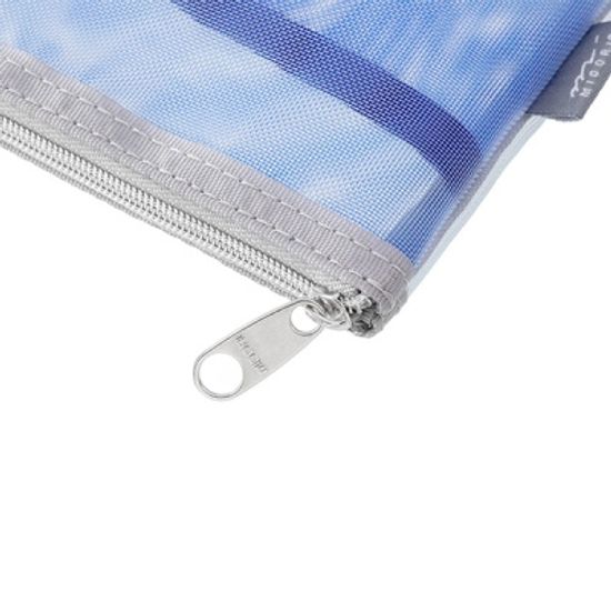 PEN & TOOLS Pouch MESH - LIGHT BLUE