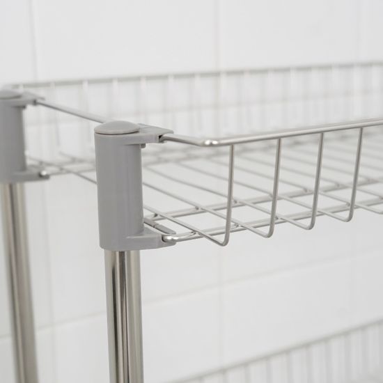 다용도 욕실 스텐 멀티 사각선반 4단