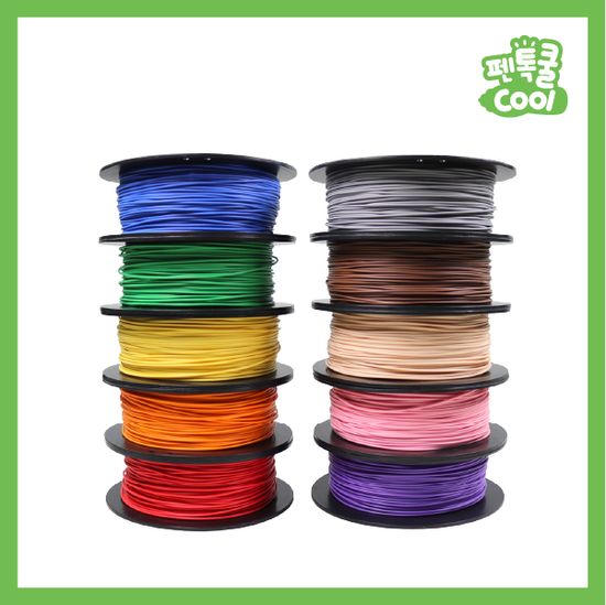 [펜톡] PCL 저온 3D펜 펜톡쿨 필라멘트 0.5kg 색 택1