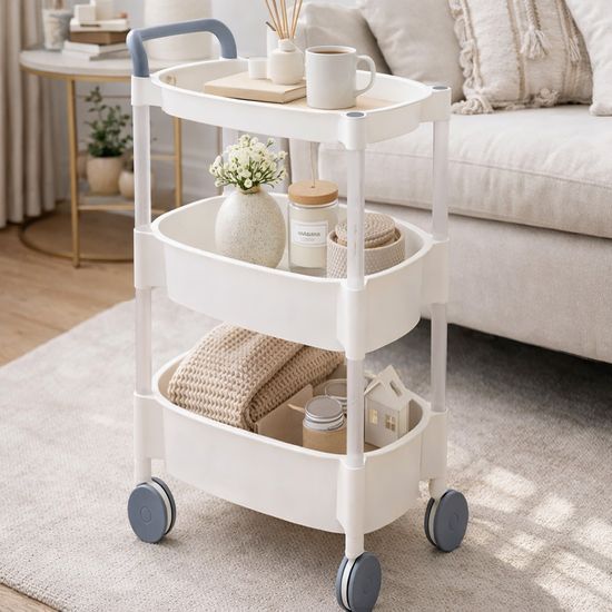 이동식 책장으로 모던 리빙카트 (2단/3단/4단) 트롤리