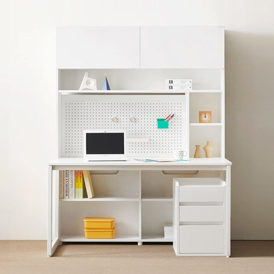 특가 와이즈 학생 수납 전면 책상 풀세트 서랍장포함