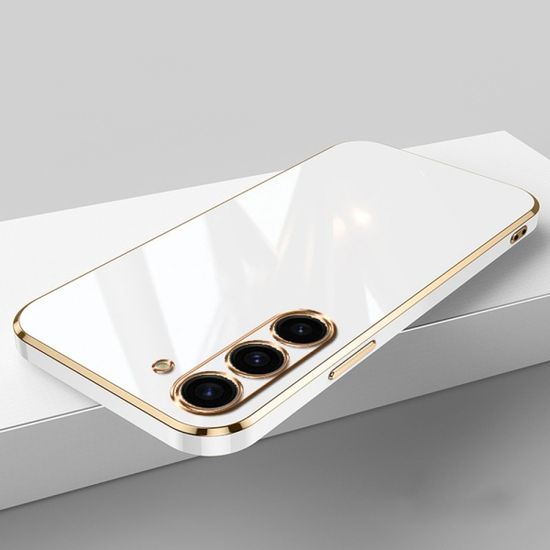 갤럭시 S23 S22 PLUS ULTRA 골드 테두리 실리콘케이스