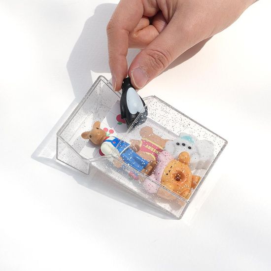 핑크풋 글리터포토카드케이스