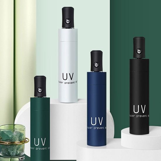 UV 3단 자동 양산 겸용 우산 2color