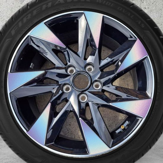 홀로그램 휠스티커 셀토스 그래피비 18인치, 휠4짝분