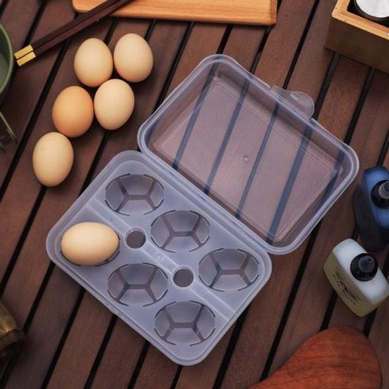 ksr 캠핑 투명 달걀 케이스 트레이(WFJLECV)