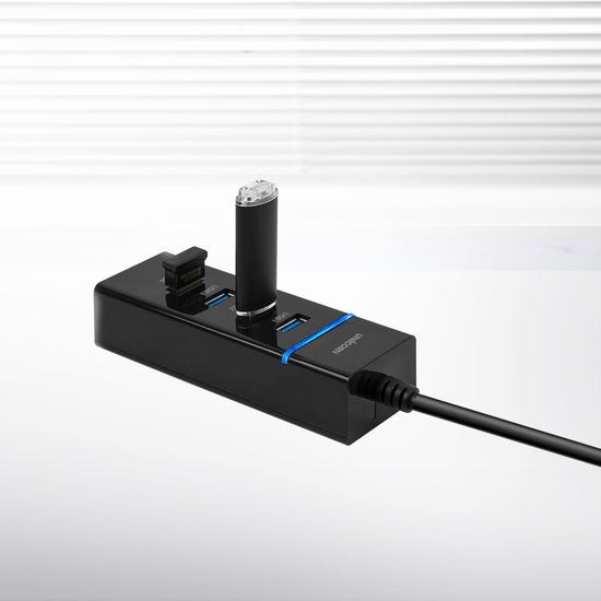 유니콘 4포트 무전원 USB3.1허브 1.8M케이블 LH-4000A