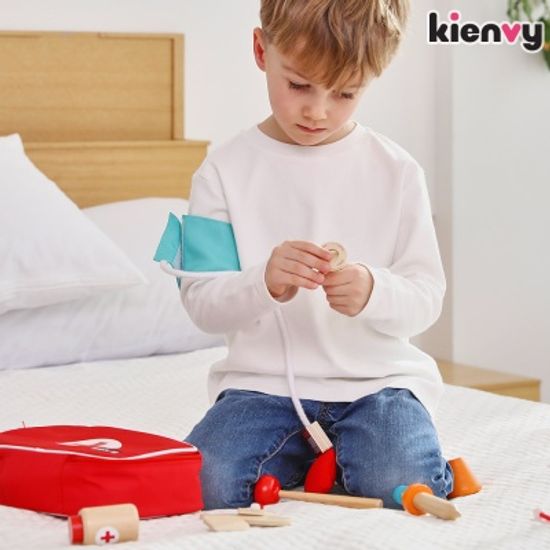[키앤비] 원목닥터k병원놀이세트