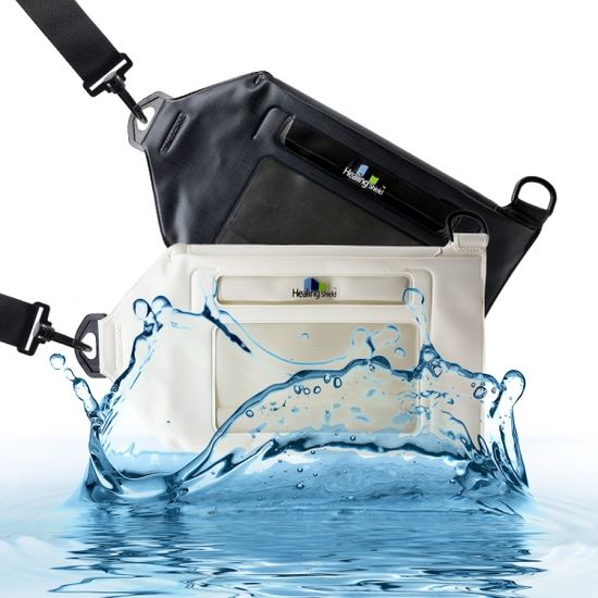 힐링쉴드 스마트폰 크로스백 방수팩 L08W 화이트