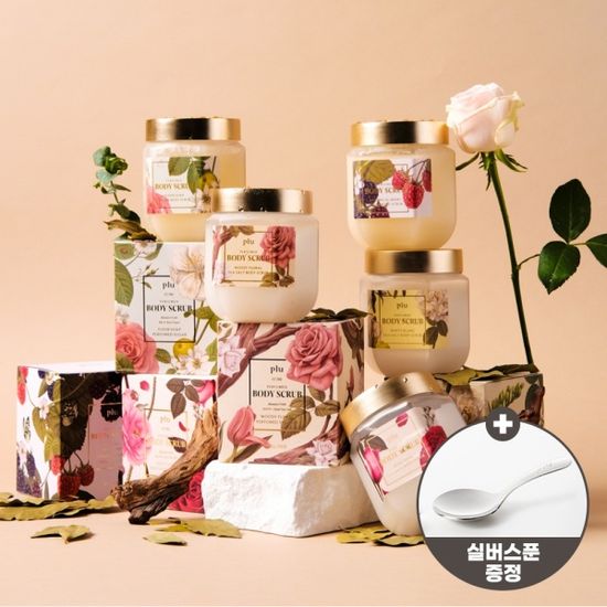 [플루] 퍼퓸드 씨솔트 슈가 바디스크럽 500g