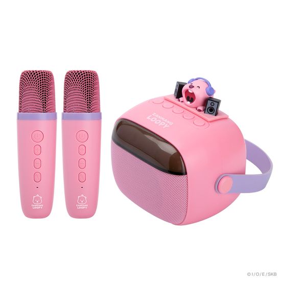 잔망루피 미니 블루투스 스피커 마이크 2개 세트